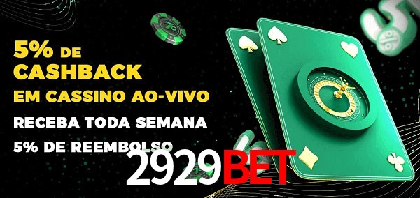 Promoções do cassino ao Vivo 2929bet
